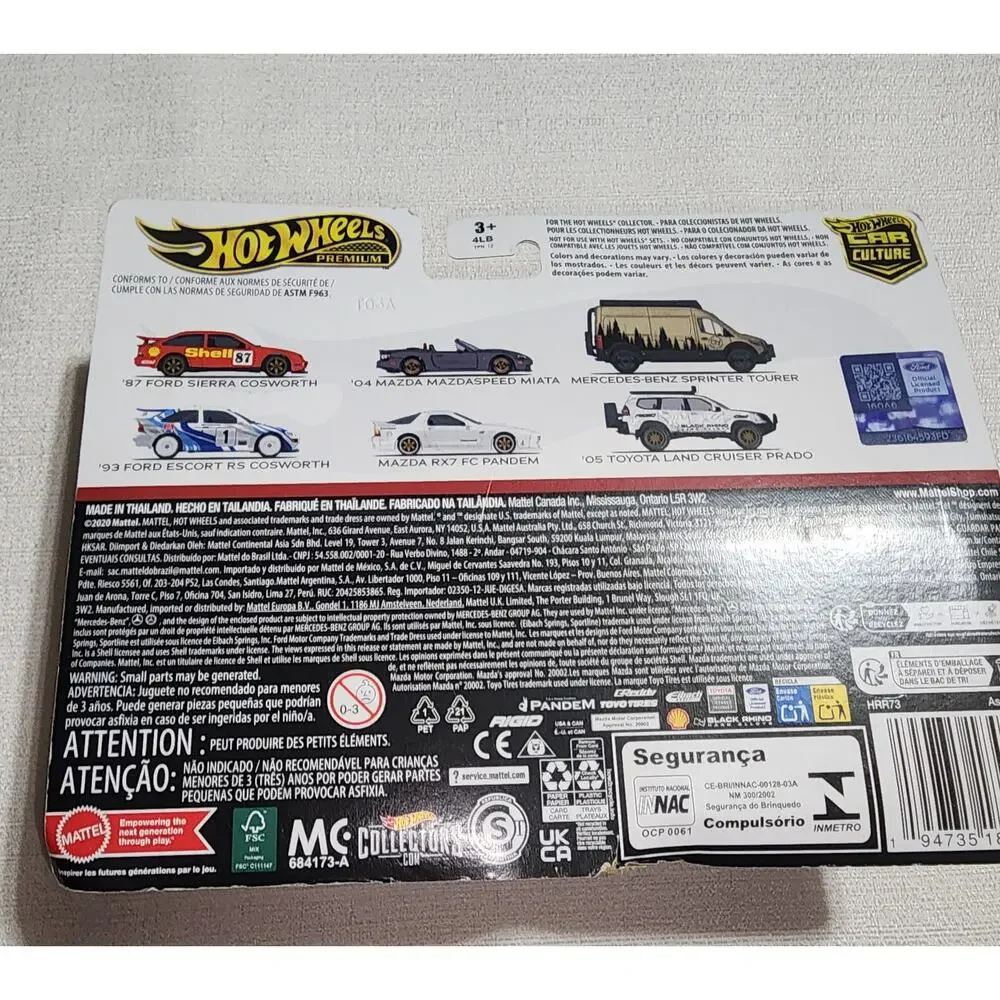 Hot wheels premium 87 Ford sierra cosworth and 93 ford escort RS Cosworth